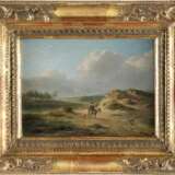 EUGÈNE VERBOECKHOVEN 1798/99 Warneton - 1881 Brüssel Hügelige Landschaft mit Maultierreiter und Hund - Foto 2