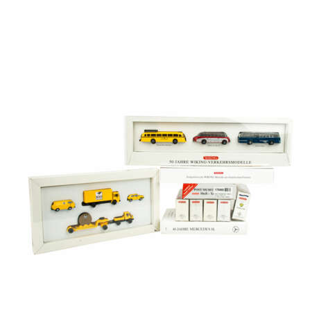 WIKING Konvolut 10 Set Packungen Zubehör und Fahrzeuge, Maßstab 1:87, - фото 2