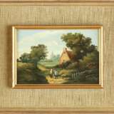 BARTHOLOMEUS JOHANNES VAN HOVE (NACHFOLGER) 1790 Den Haag - 1880 ebenda Zwei holländische Landschaften: Gehöft im Sommer (1); Idyllischer Bachlauf (2) - photo 3