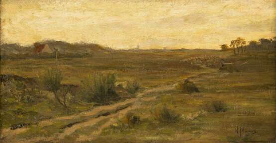 ANTON MAUVE (ATTR.) 1838 Zaandam - 1888 Arnhem Landschaft mit sandigem Weg - photo 1