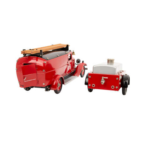 MÄRKLIN Feuerwehr-LKW mit Tankanhänger 19035, - photo 4