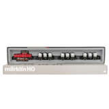 MÄRKLIN Zugset E-Lok mit 3 Behältertragwagen 2874, Spur H0, - Foto 1