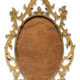A PAIR OF GEORGE III GILT CARTON PIERRE OVAL MIRRORS - photo 8