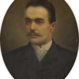 EUGÉNIE BEAUVOIS Tätig um 1900 (Belgien)  Portrait eines Herren im Oval - фото 1