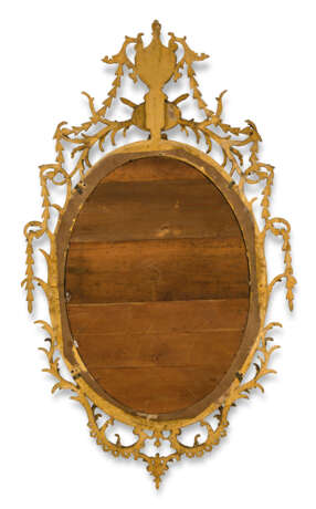 Linnell, John. A PAIR OF GEORGE III GILTWOOD AND CARTON PIERRE OVAL MIRRORS... - фото 5