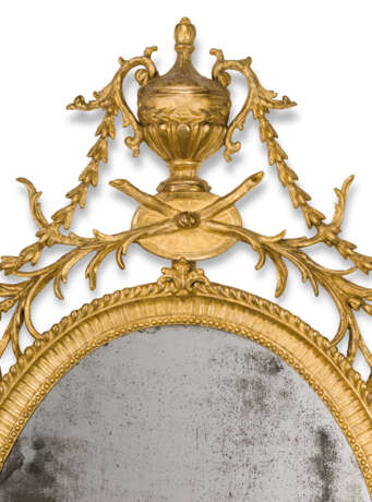 Linnell, John. A PAIR OF GEORGE III GILTWOOD AND CARTON PIERRE OVAL MIRRORS... - фото 8