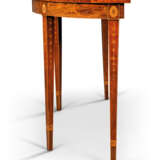 A PAIR OF GEORGE III INDIAN ROSEWOOD, HAREWOOD AND SYCAMORE ... - фото 4