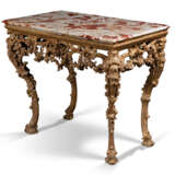 Lock, Matthias. A GEORGE II CARVED GILTWOOD SIDE TABLE - photo 2