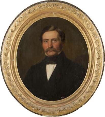 WILHELM GEORG VOLKHART 1815 Herdecke - 1876 Düsseldorf Portraitpaar: Edler Herr (1); Feine Dame (2) - Foto 2