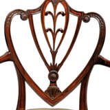 Gillows. A PAIR OF GEORGE III MAHOGANY 'HARVEY' OPEN ARMCHAIRS - Foto 2