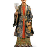 A REGENCY POLYCHROME-PAINTED PLASTER NODDING CHINESE FIGURE ... - photo 1