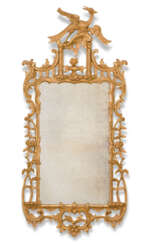 A GEORGE III GILTWOOD MIRROR