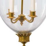 A GEORGE III-STYLE GILT-BRASS AND GLASS HANGING-LIGHT - photo 3