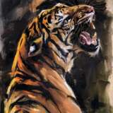 Design Painting “Roar”, Canvas on the subframe, Oil paint, Expressionist, 2020 - photo 1