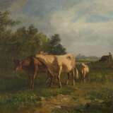 CONSTANT TROYON 1810 Sèvres - 1865 Paris Kühe auf sommerlicher Weide - Foto 1