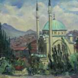 Design Painting “Green mosque”, Canvas, Oil paint, Realist, Landscape painting, 1993 - photo 1