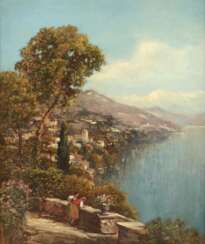 A. VERLEUR Tätig 1. Hälfte 20. Jahrhundert Ansicht von Capri