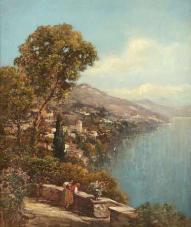 A. VERLEUR Tätig 1. Hälfte 20. Jahrhundert Ansicht von Capri - фото 1