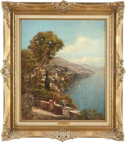 A. VERLEUR Tätig 1. Hälfte 20. Jahrhundert Ansicht von Capri - Foto 2
