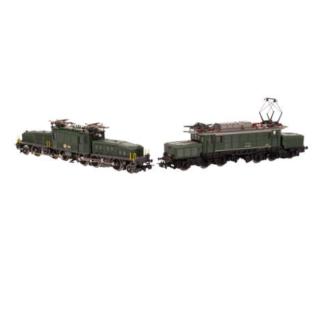 MÄRKLIN zwei E-Loks "Krokodil", Spur H0, - фото 2