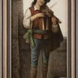 J. KATZNER Tätig um 1900 Gemäldepaar: Italienischer Geiger (1) und Gitarrenspielerin (2) - фото 2