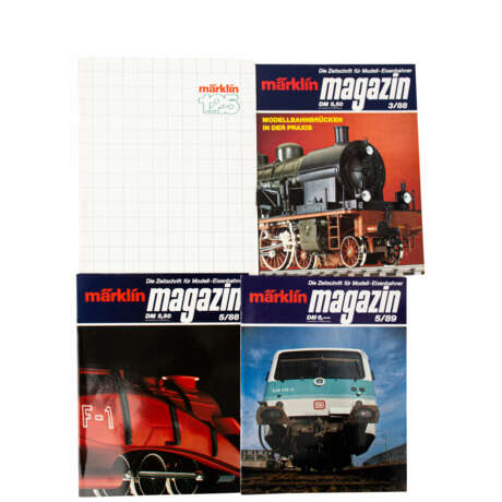 MÄRKLIN Schnittmodell einer Schlepptenderlok 37029 und Märklin-Magazine, Spur H0, - Foto 5