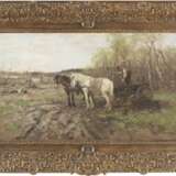 ALFRED VON WIERUSZ-KOWALSKI (UMKREIS) 1849 Suwalki - 1915 München Bauer mit Pferdegespann bei der Feldarbeit - photo 2