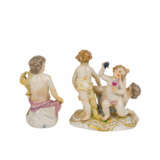 MEISSEN 2 Figuren 'Amoretten', 1. Wahl, 19./20. Jahrhundert - Foto 3