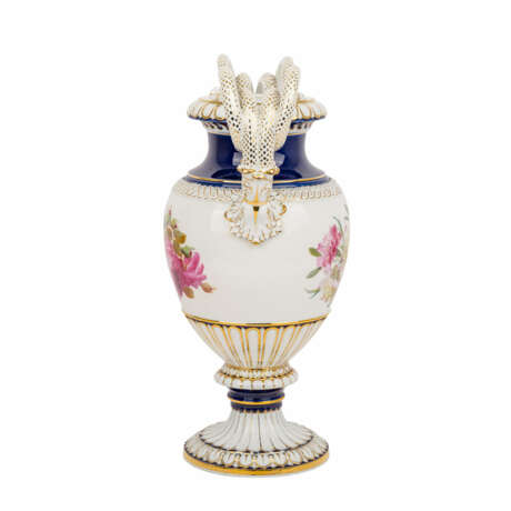 MEISSEN prunkvolle Schlangenhenkelvase, 1860-1924, 1. Wahl, - photo 5