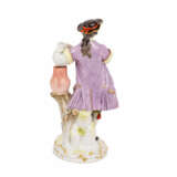 MEISSEN Gärtnerfigur "Gärtner mit Kanne und Spaten", 1860-1924, 1. Wahl. - photo 3