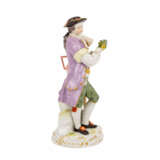 MEISSEN Gärtnerfigur "Gärtner mit Kanne und Spaten", 1860-1924, 1. Wahl. - фото 4