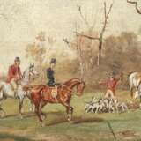 ALFRED STEINACKER ('Stone') 1838 Ödenburg (Österreich-Ungarn) - 1914 Wien Gemäldepaar, Zwei britische Fuchsjagden zu Pferde - фото 3