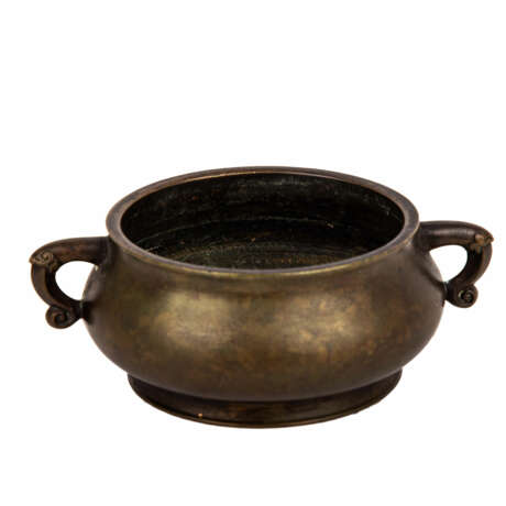 Weihrauchbrenner aus Bronze. CHINA, 19./20. Jahrhundert. - Foto 3