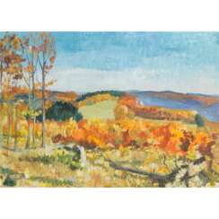 NELL, EUGEN (1905-1994) "Fohlenweide im Herbst", 1948