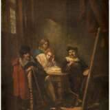 NIEDERLÄNDISCHER GENREMALER Tätig 1. Hälfte 19. Jahrhundert Im Künstleratelier - Foto 1