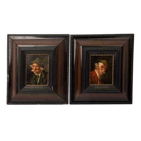 KRAUS, PHILIPPE JOSEPH (1789-1864), Zwei Bauernportraits - Foto 1