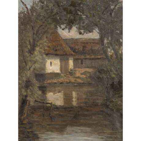 HAAG, ROBERT (1886-um 1955), "Gehöft am See", - photo 1