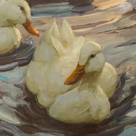 KOESTER, ALEXANDER (1864-1932) "Enten im Teich" - photo 5