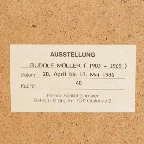MÜLLER, Rudolf, ATTRIBUIERT (1903-1969), 2 Erotische Zeichnungen, - фото 3