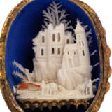 Miniatur-Klosterarbeit in Form einer Walnussschale, 19. Jahrhundert. - Foto 2