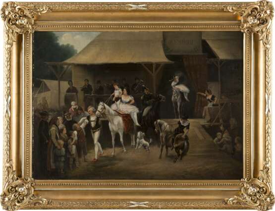 JOSEF JONAS 1805 - 1863  Einzug der Artisten - Foto 2