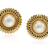 UNSIGNED CHANEL FAUX PEARL EARRINGS - photo 1