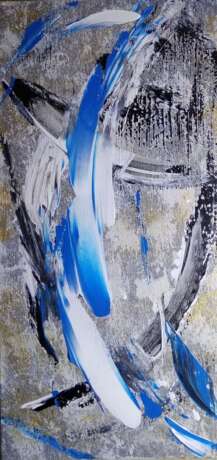 Gemälde „Schweigen“, Leinwand, Acrylfarbe, Abstractionismus, 2020 - Foto 1