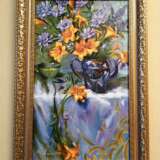 Gemälde „Stillleben mit Blumen und einer Tasse.“, Leinwand auf dem Hilfsrahmen, Ölfarbe, Realismus, Stillleben, 2019 - Foto 1