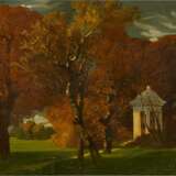 DEUTSCHER LANDSCHAFTSMALER Tätig um 1900 Park im Herbst - фото 1