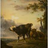 JAN BAPTIST KOBELL (UMKREIS) 1778 Delfshaven - 1814 Amsterdam  Zwei rastende Kühe - фото 1