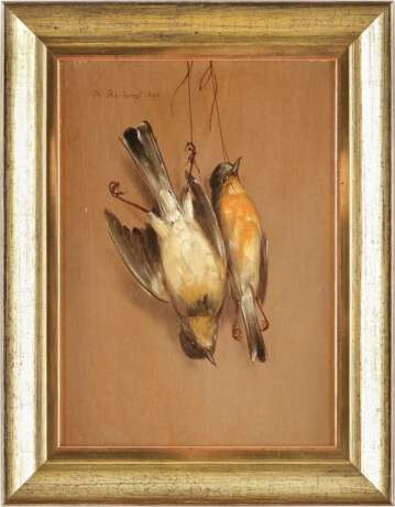 HENDRIK REEKERS (NACHFOLGE) 1815 Haarlem - 1854 ebenda Zwei Trompe-l`oeil mit toten Spatzen - photo 4