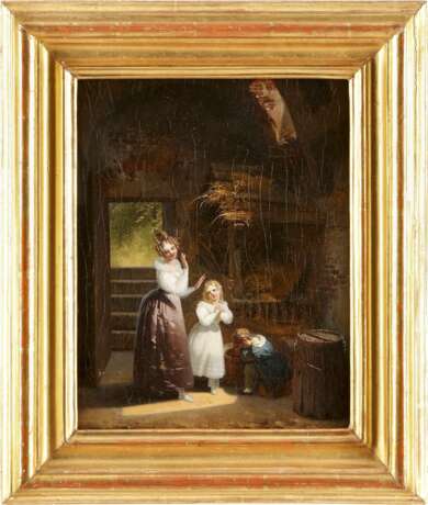 JEAN-BAPTISTE LECOEUR 1795 Le Mans - 1838 Paris Ermahung der Mutter an die Kinderlein - фото 2