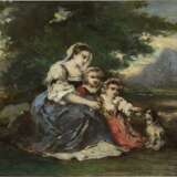 NARCISSE VIRGILIO DIAZ DE LA PENA (ATTR.) 1807 Bordeaux - 1876 Menton Mutter mit ihren Kindern - Foto 1