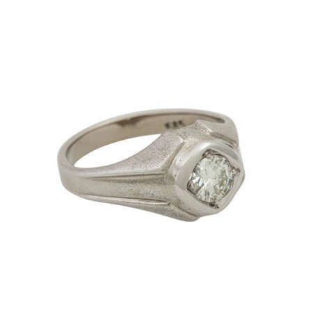 Ring mit Brillant ca. 0,55 ct, - фото 1